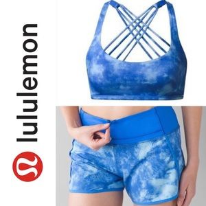 EUC Lululemon 2 Piece Set Free To Be Wild SZ 6